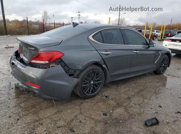 KMTG34LA0MU073595 2021 GENESIS G70 Gray Trasero derecho