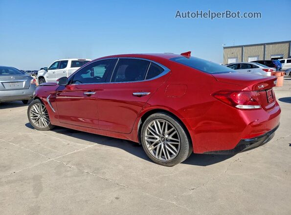 KMTG34LA3MU072148 2021 GENESIS G70 Красный Задняя левая четверть