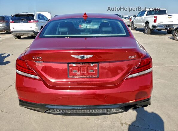 KMTG34LA3MU072148 2021 GENESIS G70 Красный Вид сзади