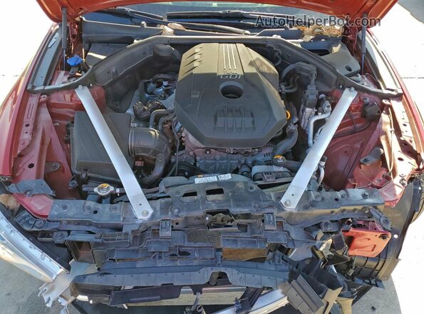 KMTG34LA3MU072148 2021 GENESIS G70 Красный Вид задней части салона