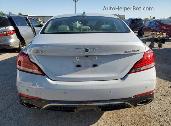 KMTG34LE1LU050912 2020 GENESIS G70 White Widok z tyłu