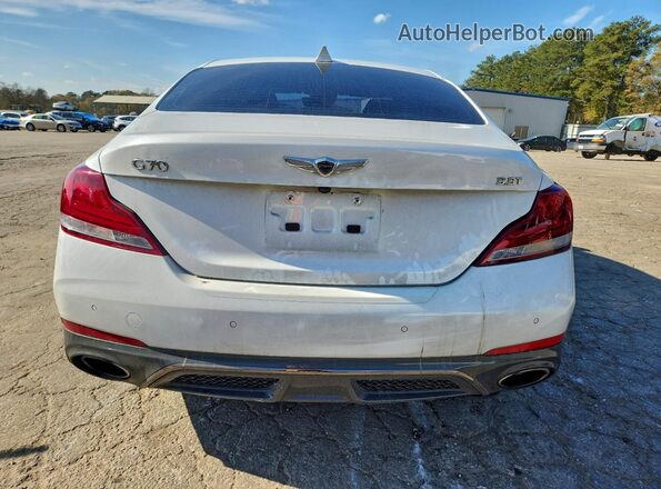 KMTG34LE3LU062513 2020 GENESIS G70 White Vista trasera