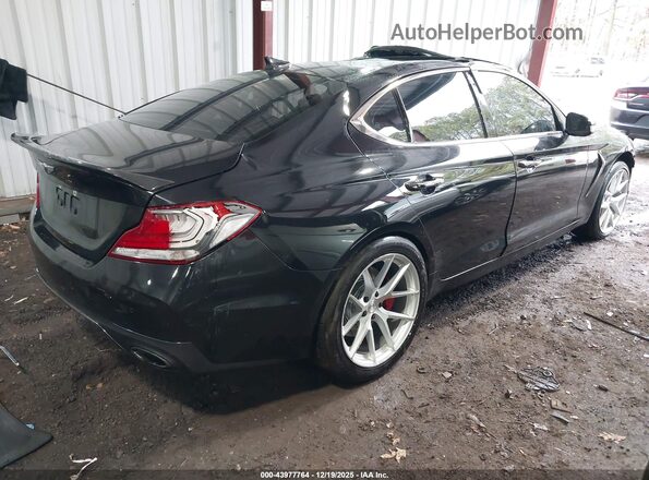 KMTG34LE8KU034351 2019 GENESIS G70 Black Tył prawy