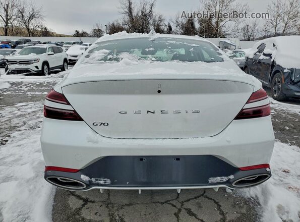 KMTG34SC2SU154842 2025 GENESIS G70 Белый Вид сзади