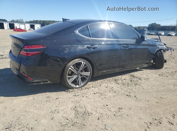 KMTG34SC4SU157449 2025 GENESIS G70 Black Задня права чверть