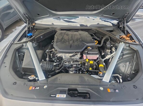 KMTG34SC7RU144222 2024 GENESIS G70 Silver Widok wnętrza z tyłu