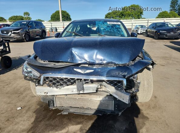 KMTG54LE0LU056324 2020 GENESIS G70 Blue Դիմացի տեսք