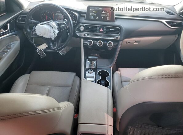 KMTG64LA4MU075714 2021 GENESIS G70 White წინა პანელის ხედი