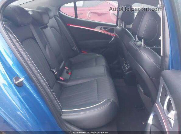KMTG74LE4LU063707 2020 GENESIS G70 Blue Widok naklejki z numerem VIN