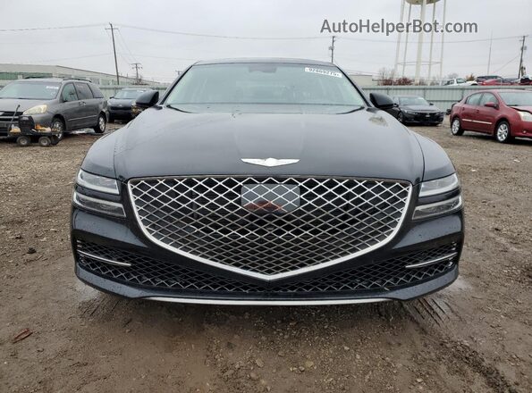 KMTGB4SC2MU046047 2021 GENESIS G80 Black Вид спереду