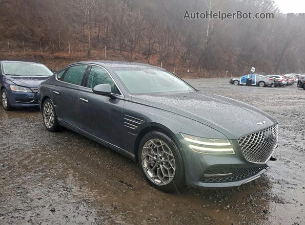 KMTGC4SD4MU045195 2021 GENESIS G80 Gray წინა მარჯვენა