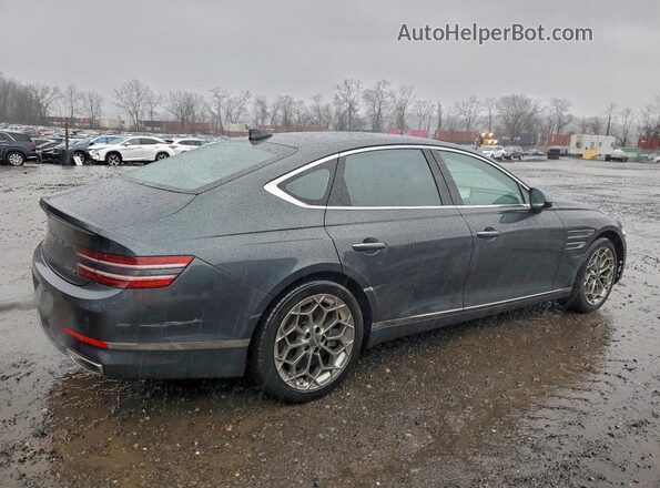 KMTGC4SD4MU045195 2021 GENESIS G80 Gray უკანა მარჯვენა