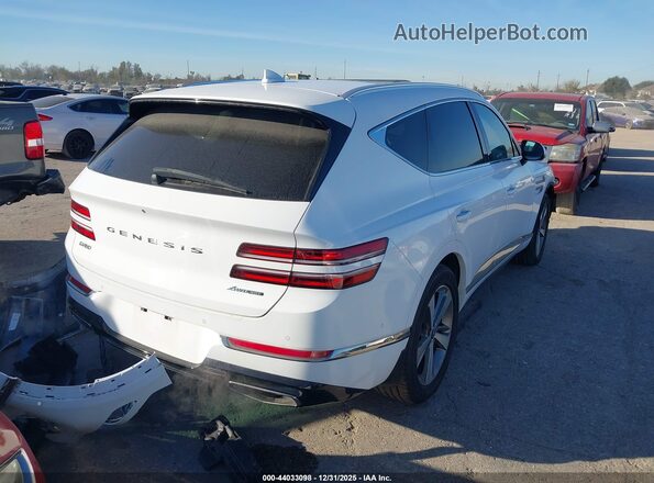 KMUHCESC0MU066588 2021 GENESIS GV80 White Rear right