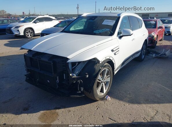 KMUHCESC0MU066588 2021 GENESIS GV80 White Front left