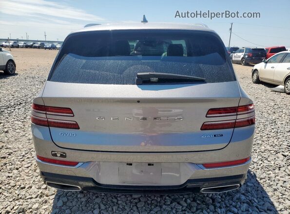 KMUHCESC6MU031974 2021 GENESIS GV80 Silver Rear view