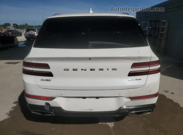 KMUHCESC6MU038164 2021 GENESIS GV80 Белый Вид сзади