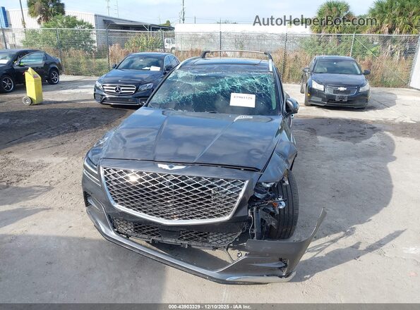 KMUHCESC6NU081355 2022 GENESIS GV80 Gray Դիմացի տեսք
