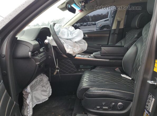 KMUHCESCXNU093816 2022 GENESIS GV80 Gray წინა სალონის ხედი