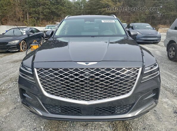 KMUHCESCXNU095663 2022 GENESIS GV80 Gray Դիմացի տեսք
