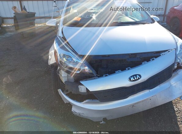 KNADM4A31G6561074 2016 KIA RIO Silver წინა ხედი