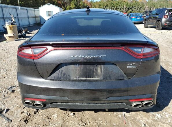 KNAE35LC9L6077691 2020 KIA STINGER Black Հետևի տեսք