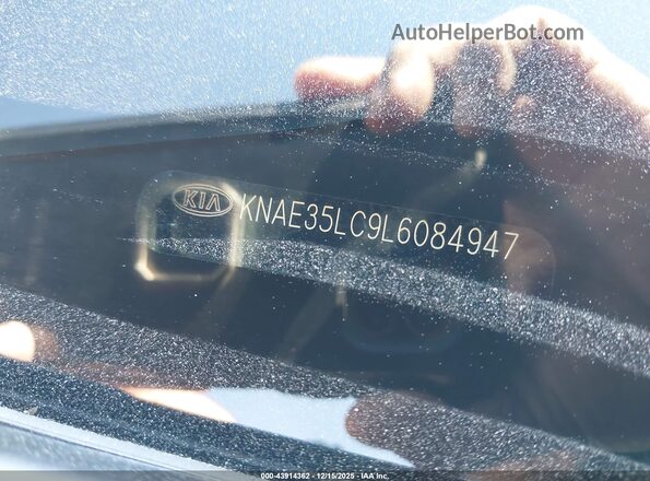KNAE35LC9L6084947 2020 KIA STINGER Blue Engine compartment view