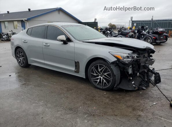 KNAE35LD5N6114604 2022 KIA STINGER Gray Delantero derecho