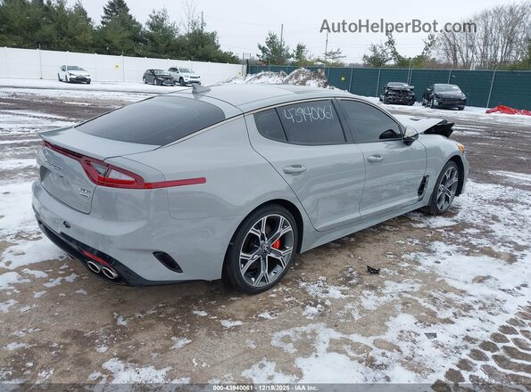KNAE45LC2L6074077 2020 KIA STINGER Gray Tył prawy