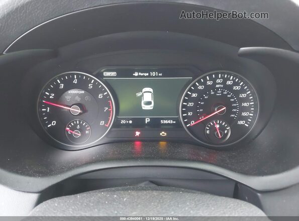 KNAE45LC2L6074077 2020 KIA STINGER Gray Widok tylnych siedzeń