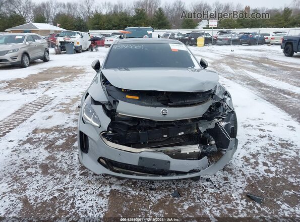 KNAE45LC2L6074077 2020 KIA STINGER Gray Widok zestawu wskaźników