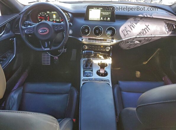KNAE45LC3L6083001 2020 KIA STINGER Gray Առջևի վահանակի տեսք