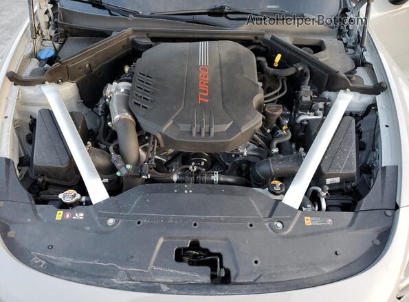 KNAE45LC4L6082925 2020 KIA STINGER Gray Rear interior view
