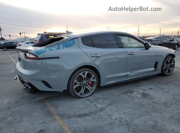 KNAE45LC4L6082925 2020 KIA STINGER Gray Rear right