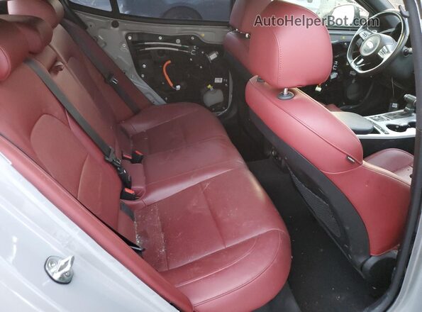 KNAE45LC4L6082925 2020 KIA STINGER Gray Rear seats view