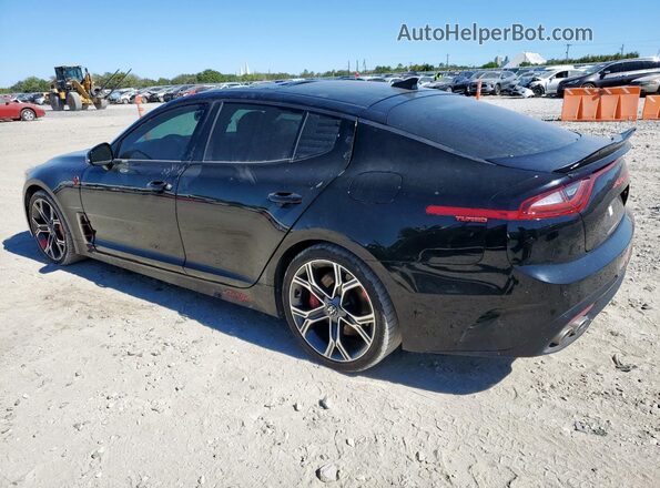 KNAE45LC4M6089925 2021 KIA STINGER Black Rear left