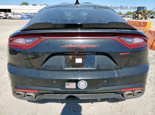 KNAE45LC4M6089925 2021 KIA STINGER Black Rear view