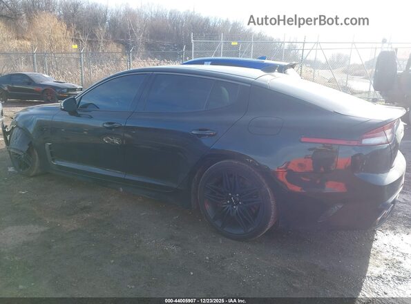 KNAE45LCXN6103635 2022 KIA STINGER Black Widok wnętrza 360 stopni