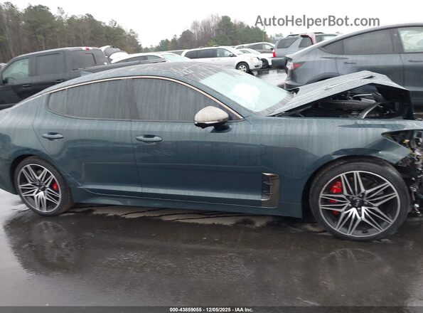 KNAE55LC0N6118982 2022 KIA STINGER Gray უკანა სალონის ხედი