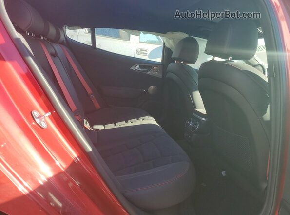 KNAE55LC4P6122763 2023 KIA STINGER Red Вид задніх сидінь