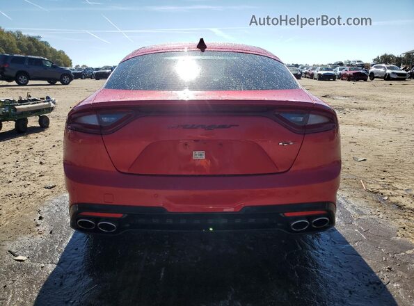 KNAE55LC6J6017777 2018 KIA STINGER Red 