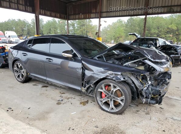 KNAE55LC9L6071481 2020 KIA STINGER Charcoal Առջևի աջ