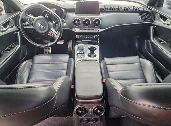 KNAE55LCXM6096228 2021 KIA STINGER Белый Вид панели приборов