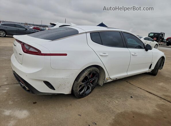 KNAE55LCXM6096228 2021 KIA STINGER Белый Задняя правая четверть