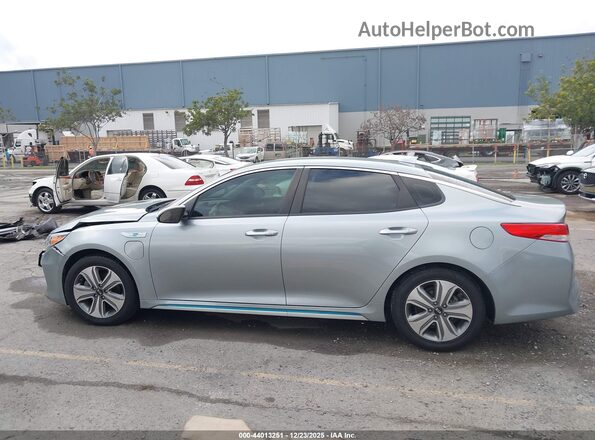 KNAGV4LD1J5025089 2018 KIA OPTIMA PLUG-IN HYBRID Gray სალონის 360-გრადუსიანი ხედი