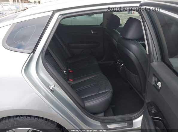 KNAGV4LD1J5025089 2018 KIA OPTIMA PLUG-IN HYBRID Gray VIN კოდის სტიკერის ხედი