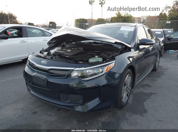 KNAGV4LD5J5022650 2018 KIA OPTIMA PLUG-IN HYBRID Dark Blue Front left