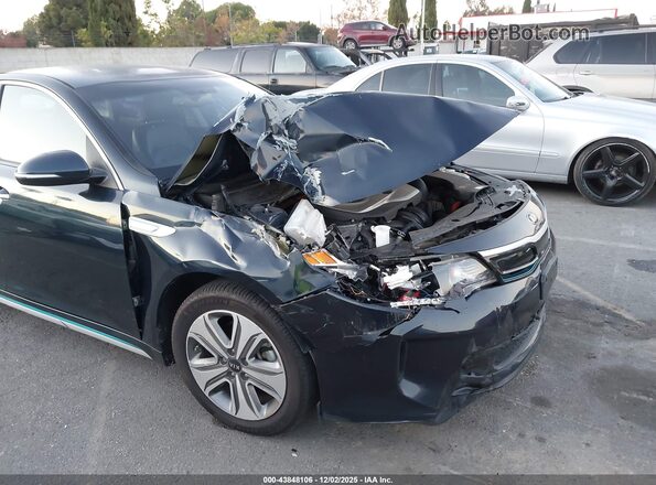 KNAGV4LD5J5022650 2018 KIA OPTIMA PLUG-IN HYBRID Dark Blue Front view