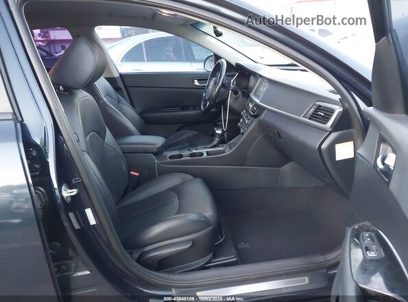 KNAGV4LD5J5022650 2018 KIA OPTIMA PLUG-IN HYBRID Dark Blue Front interior view