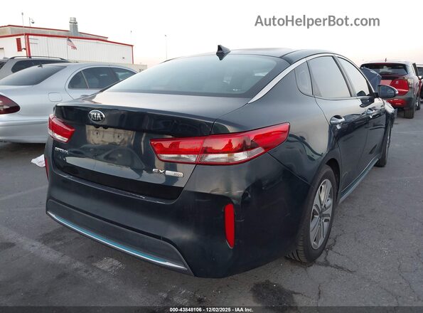 KNAGV4LD5J5022650 2018 KIA OPTIMA PLUG-IN HYBRID Dark Blue Rear right