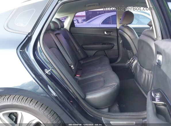 KNAGV4LD5J5022650 2018 KIA OPTIMA PLUG-IN HYBRID Dark Blue VIN sticker view